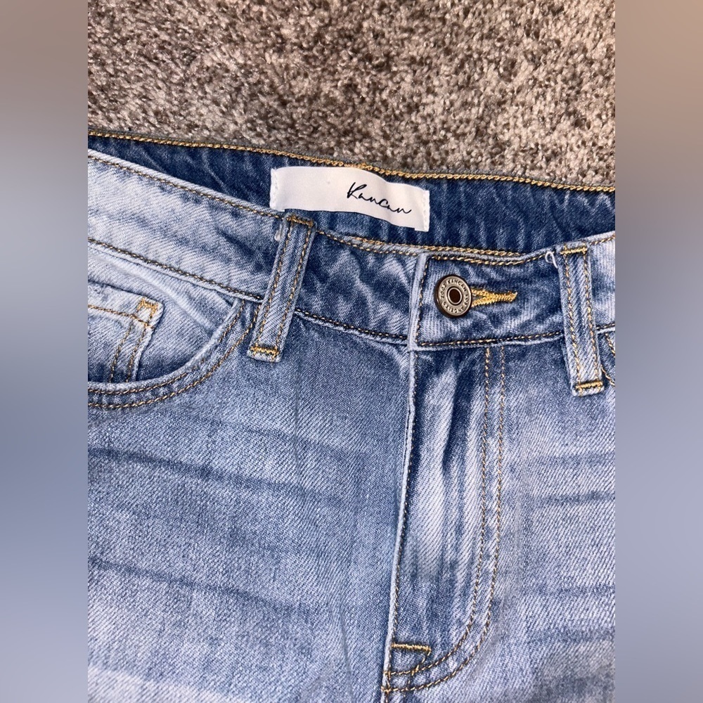 KanCan High Rise Mended Boyfriend Jeans - Picture 6 of 9
